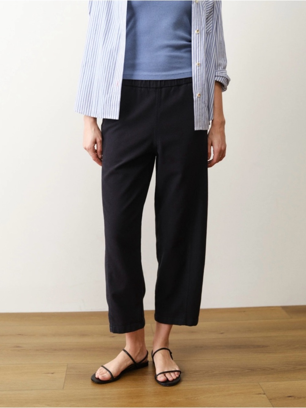 NWT Marine Layer Black Cropped "The Piper Pant"